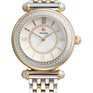 Michele Caber Diamond Bracelet 35MM MOP Watch